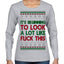 It's Beginning to Look a Lot Like Fuck This Funny Ugly Christmas Sweater Womens Graphic Long Sleeve T-Shirt