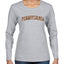 Pennsylvania  Camo Fill Orange Outline Sweater, Womens Graphic Long Sleeve T-Shirt