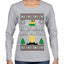 Cotton Headed Muggins Christmas Movie Quote  Ugly Christmas Sweater Womens Graphic Long Sleeve T-Shirt
