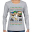 Merry Christmas Shitter's Full Ugly Christmas Sweater Womens Graphic Long Sleeve T-Shirt