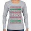 Feliz Navidad Bichota Ugly Christmas Sweater Womens Graphic Long Sleeve T-Shirt