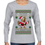 F-CAW-F IT'S CHRISTMAS, Ugly Christmas Sweater Womens Graphic Long Sleeve T-Shirt
