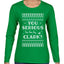 You Serious Clark Christmas Vacation Movie Ugly Christmas Sweater Womens Graphic Long Sleeve T-Shirt