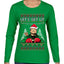 Let's Get Lit Clark Vacation Ugly Christmas Sweater Womens Graphic Long Sleeve T-Shirt