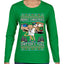 Merry Christmas Shitter's Full Ugly Christmas Sweater Womens Graphic Long Sleeve T-Shirt
