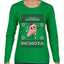 Christmas Karol Santa's Favorite Bichota Ugly Christmas Sweater Womens Graphic Long Sleeve T-Shirt
