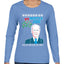 Mistle Joe Shut Up And Kiss Me Man Biden Ugly Christmas Sweater Womens Graphic Long Sleeve T-Shirt