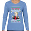 Trump This is the Greatest Ugly Christmas Sweater Womens Graphic Long Sleeve T-Shirt