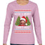 Merry Swiftmas Ugly Christmas Sweater Womens Graphic Long Sleeve T-Shirt