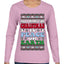 All I Want For Christmas Is Peace on Earth  Ugly Christmas Sweater Womens Graphic Long Sleeve T-Shirt