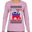I'm Dreaming Of A Right Christmas Republican GOP  Ugly Christmas Sweater Womens Graphic Long Sleeve T-Shirt