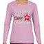 Every Family Needs a Stable Foundation Christmas Womens Graphic Long Sleeve T-Shirt