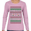 Feliz Navidad Bichota Ugly Christmas Sweater Womens Graphic Long Sleeve T-Shirt