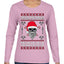 Valhalla Deck The Halls With Skulls & Bodies Ugly Christmas Sweater Womens Graphic Long Sleeve T-Shirt