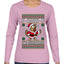 F-CAW-F IT'S CHRISTMAS, Ugly Christmas Sweater Womens Graphic Long Sleeve T-Shirt