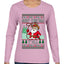 Merry Christmas Y'all Christmas Sweater, Ugly Christmas Sweater Womens Graphic Long Sleeve T-Shirt