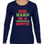 Die Hard is a Christmas Movie Christmas Womens Graphic Long Sleeve T-Shirt