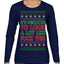 It's Beginning to Look a Lot Like Fuck This Funny Ugly Christmas Sweater Womens Graphic Long Sleeve T-Shirt