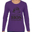 Theres some Hos in this House Ugly Christmas Sweater Womens Graphic Long Sleeve T-Shirt