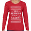 You Serious Clark Christmas Vacation Movie Ugly Christmas Sweater Womens Graphic Long Sleeve T-Shirt