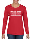 Viral Political Meme Shirt Sweater, Womens Graphic Long Sleeve T-Shirt
