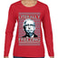 Literally Freezing McConnell Senator  Ugly Christmas Sweater Womens Graphic Long Sleeve T-Shirt