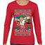Merry Christmas Shitter's Full Ugly Christmas Sweater Womens Graphic Long Sleeve T-Shirt