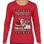 The Greatest Gift Of All Matthew 1:21, Ugly Christmas Sweater Womens Graphic Long Sleeve T-Shirt