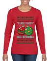 Big and Bobbing, Funny Ugly Christmas Sweater Womens Graphic Long Sleeve T-Shirt