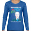 Mistle Joe Shut Up And Kiss Me Man Biden Ugly Christmas Sweater Womens Graphic Long Sleeve T-Shirt