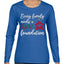 Every Family Needs a Stable Foundation Christmas Womens Graphic Long Sleeve T-Shirt