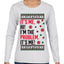 In My Era Movie Christmas Outfit  Ugly Christmas Sweater Womens Graphic Long Sleeve T-Shirt
