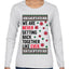 In My Era Movie Christmas Outfit  Ugly Christmas Sweater Womens Graphic Long Sleeve T-Shirt