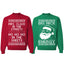 Big Nick Energy Ho Ho Ho In The Sheets Ugly Christmas Matching Couples Crewneck Sweater