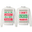 Why Is The Carpet Wet Todd I Dont Know Margo Ugly Christmas Matching Couples Crewneck Sweater
