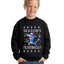 Season's Eatings Shark Ugly Christmas Sweater For Kids | Unisex Boys Girls Crewneck Graphic Sweatshirt