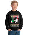 6 7 Christmas Hands Ugly Christmas Sweater For Kids | Unisex Boys Girls Crewneck Graphic Sweatshirt