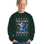 Season's Eatings Shark Ugly Christmas Sweater For Kids | Unisex Boys Girls Crewneck Graphic Sweatshirt
