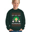 Ho Ho Ho Homerun, Baseball Fan Christmas Design Ugly Christmas Sweater For Kids | Unisex Boys Girls Crewneck Graphic Sweatshirt