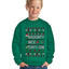 Naughty Nice 4 1 Checklist Ugly Christmas Sweater For Kids | Unisex Boys Girls Crewneck Graphic Sweatshirt