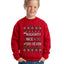 Naughty Nice 6 7 Checklist Ugly Christmas Sweater For Kids | Unisex Boys Girls Crewneck Graphic Sweatshirt