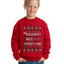 Naughty Nice 4 1 Checklist Ugly Christmas Sweater For Kids | Unisex Boys Girls Crewneck Graphic Sweatshirt