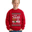 Dear Santa I Was Framed Ugly Christmas Sweater For Kids | Unisex Boys Girls Crewneck Graphic Sweatshirt