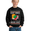 Ight Imma Head Out Funny Santa Xmas Meme Ugly Christmas Sweater Unisex Boys Girls Crewneck Graphic Sweatshirt