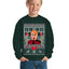 Kevin Home alone Kid Ugly Christmas Sweater Unisex Boys Girls Crewneck Graphic Sweatshirt