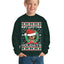 Yappy Holidays Ugly Christmas Sweater Unisex Boys Girls Crewneck Graphic Sweatshirt