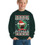 Merry Pitmas Ugly Christmas Sweater Unisex Boys Girls Crewneck Graphic Sweatshirt