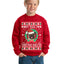 My Pugly Christmas Sweater Ugly Christmas Sweater Unisex Boys Girls Crewneck Graphic Sweatshirt