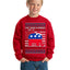 I'm Dreaming Of A Right Christmas Republican GOP  Ugly Christmas Sweater Unisex Boys Girls Crewneck Graphic Sweatshirt