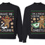 Freak On The Sheets Make Me Crumb Sweater Girlfriend Boyfriend Gift His and Hers Matching Ugly Christmas Couple Crewneck Sweatshirt